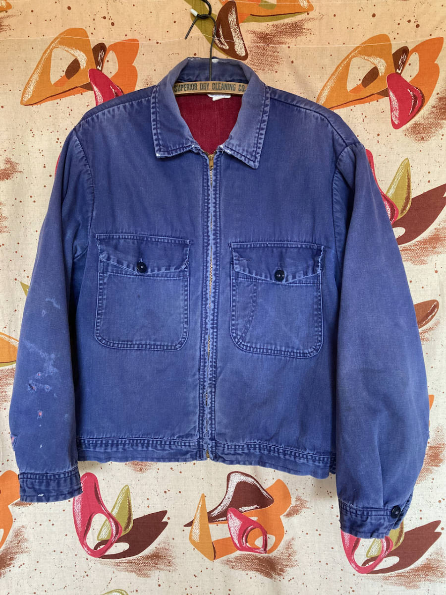 50s 60s 雰囲気◎ ヴィンテージ INDUSTRIAL Uniform Co. ワーク 50s 60s 雰囲気◎ ヴィンテージ INDUSTRIAL Uniform Co. ワーク