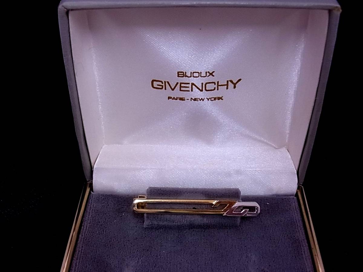 *N2419*# new goods # Givenchy [ silver * Gold ]# necktie pin!