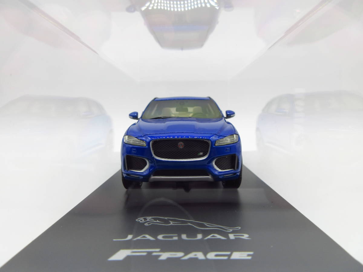 1/43 ジャガー Jaguar F-Pace Fペイス ディーラー特注　ミニカー　ブルーメタリック_画像3