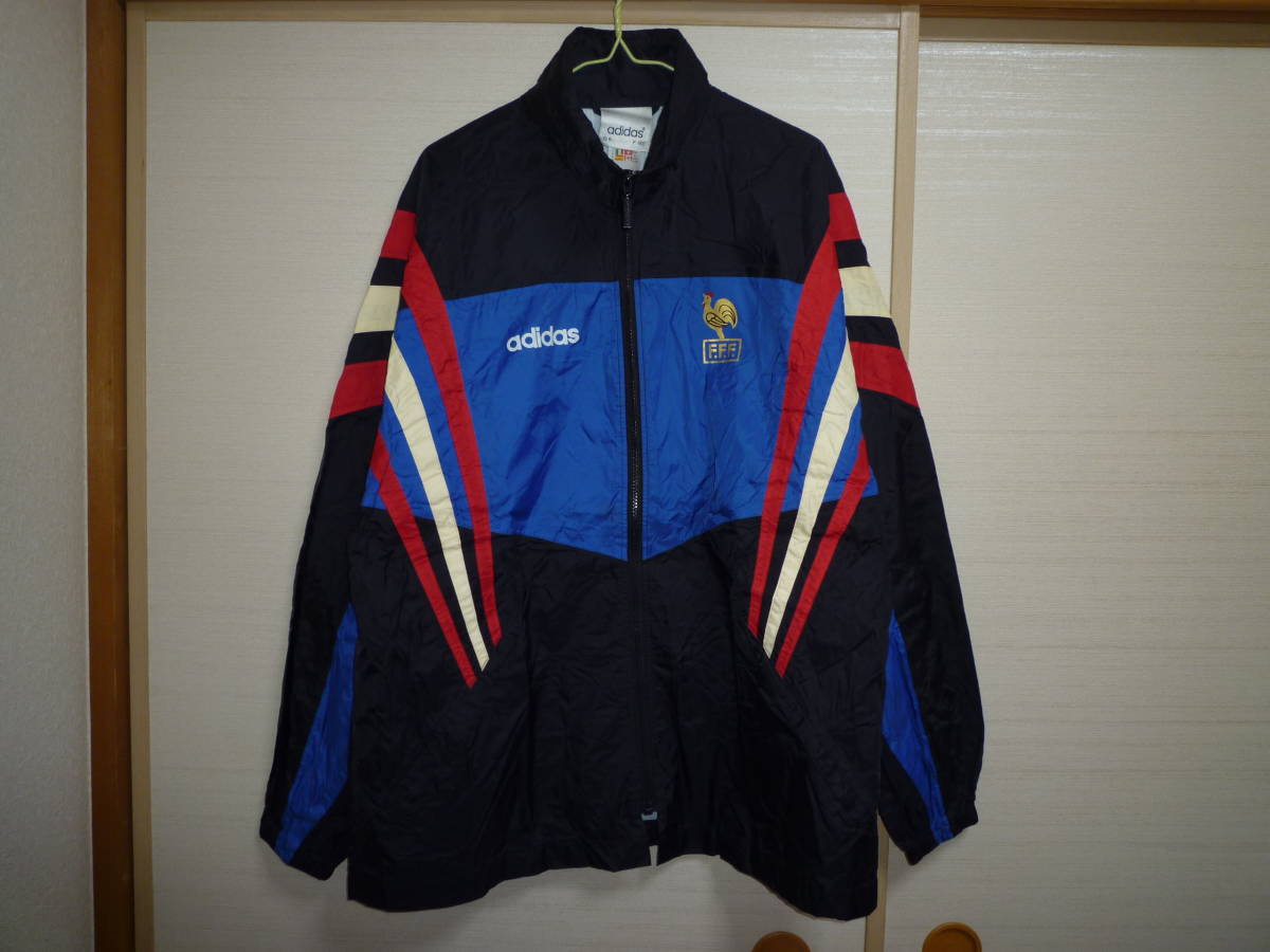  Adidas France representative nylon jacket O size 