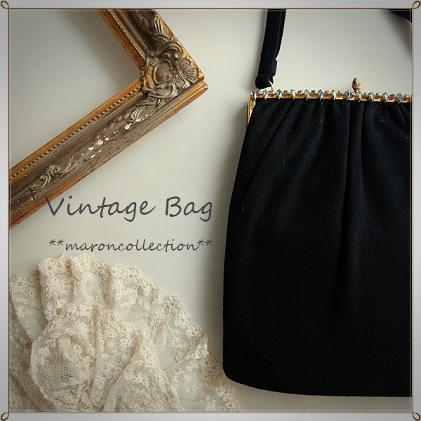 激安人気新品 ラインストーンが素敵な INGBER * ヴィンテージ * Vintage がま口 USA製 * バッグ クラッチバッグ、パーティバッグ 激安人気新品 ラインストーンが素敵な INGBER * ヴィンテージ * Vintage がま口 USA製 * バッグ クラッチバッグ、パーティバッグ