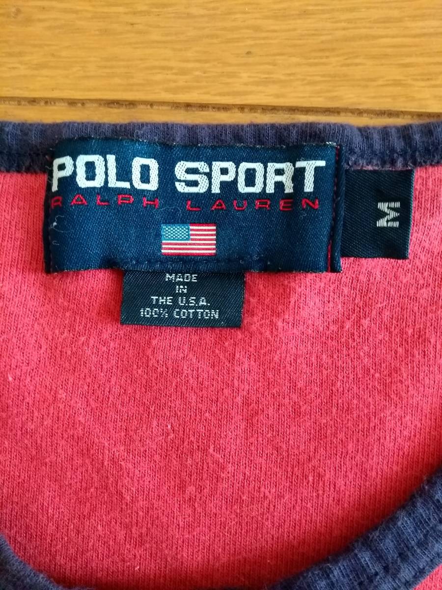 POLO SPORT Tシャツ】90s ポロスポーツ | Mサイズ【USA製】 product 
