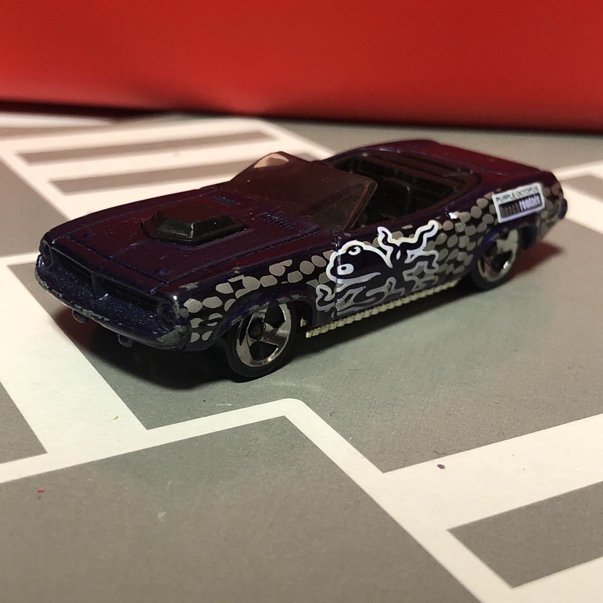 レア　貴重　絶版　キング　クーダ　パープルオクトパス　キャラウィール　ホットウィール　king kuda　車　ミニカー_画像1