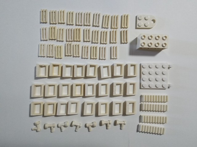 A397　白色　ホワイト　特殊パーツ系　大量　約67個　レゴパーツ　LEGO_画像1