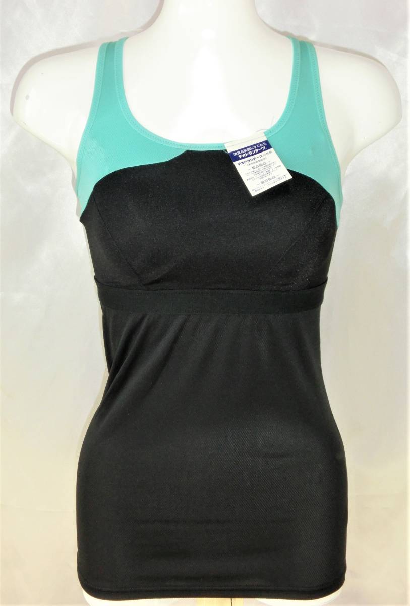 ★【M】胸の揺れを軽減するモールドカップ付Yバックタンクトップ 《13》_画像1