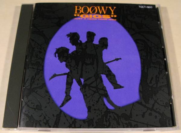 CD■BOOWY／GIGS JUST A HERO TOUR 1986■良好品！_画像1