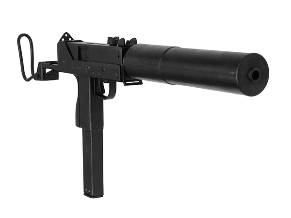 モデルガン MAC-11 マシンピストル サイレンサー付 DENIX デニックス 1089 USA 1972年 レプリカ 銃 コスプレ リアル 本格的 小物 模造_画像3
