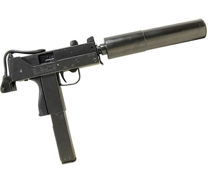 モデルガン MAC-11 マシンピストル サイレンサー付 DENIX デニックス 1089 USA 1972年 レプリカ 銃 コスプレ リアル 本格的 小物 模造