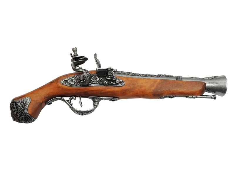 DENIX デニックス 1219/G ブランダーバス グレー ロンドン レプリカ ピストル 銃 モデルガン コスプレ リアル 小物 模造 ピストル 拳銃
