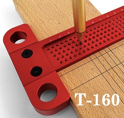 160 木工定規 ゲージ スコヤ 大工　測定　定規 工具 ケガキ　T型_画像1