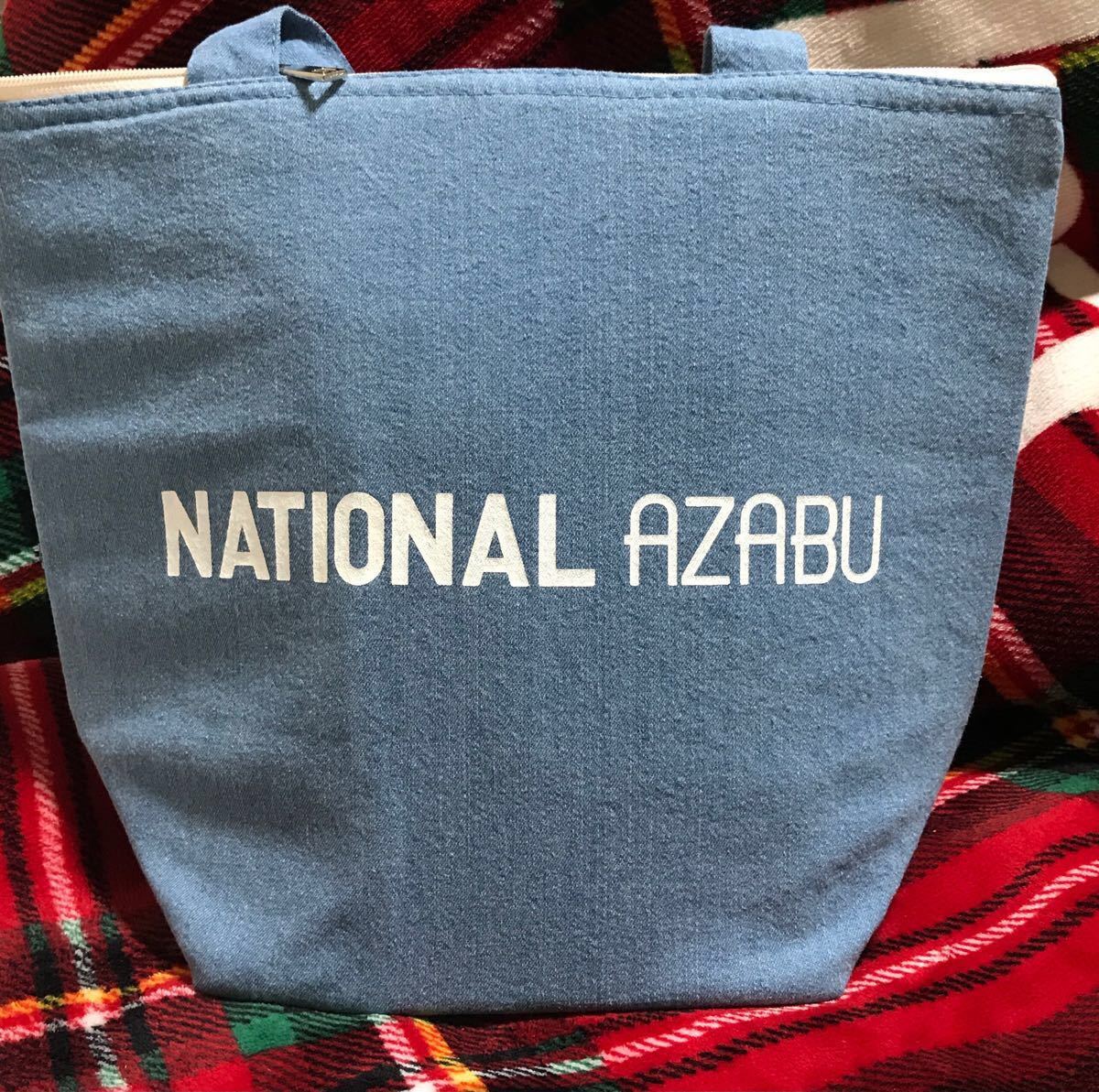 NATIONAL AZABU ナショナル麻布　エコバッグ　保冷バック　デニム　おしゃれ