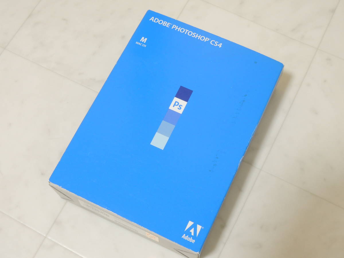 日本未入荷 A-02171○Adobe 日本語版 Mac CS4 Photoshop ペイント