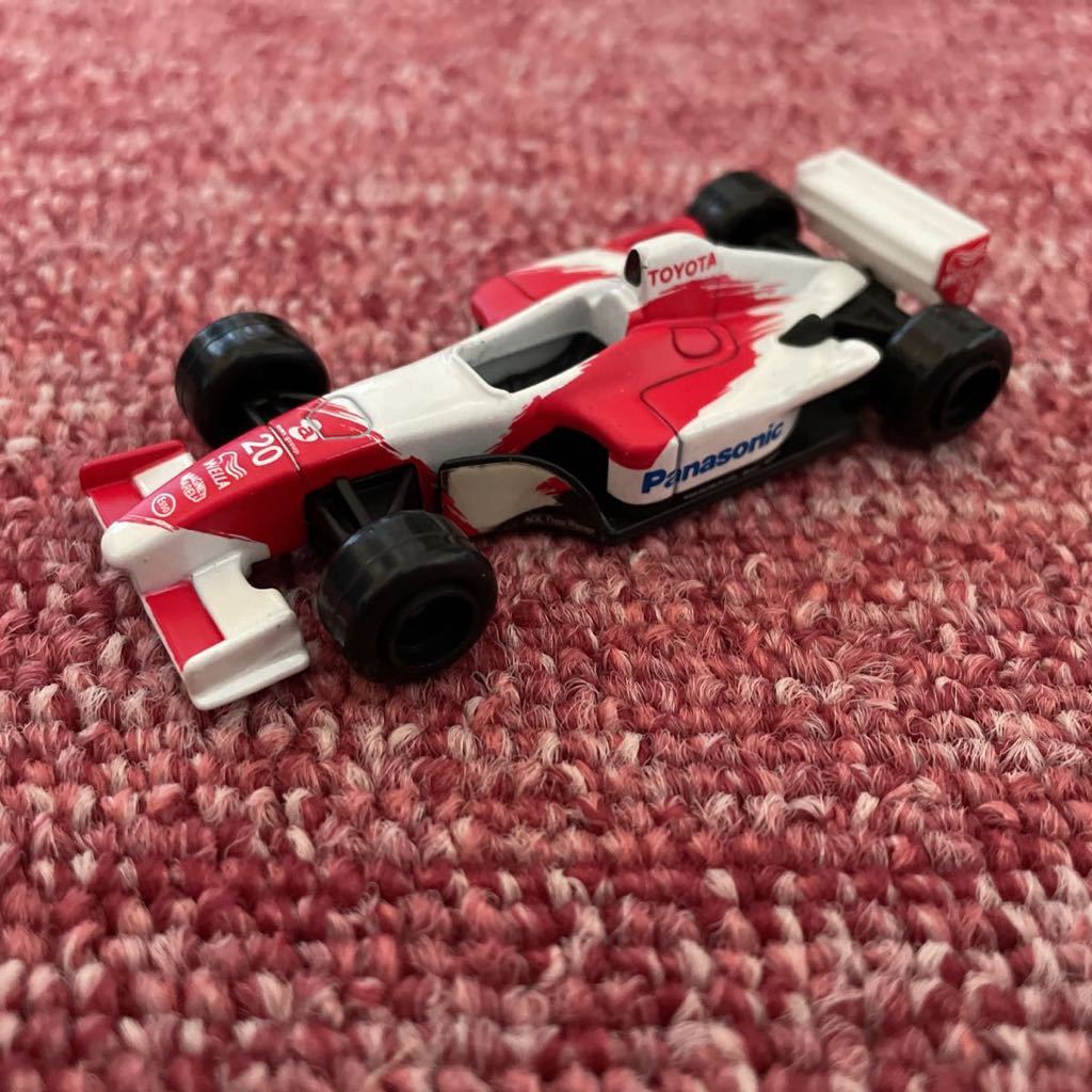 トミカ トヨタ F1カー Panasonic 青TOMY TOYOTA シール付 保管品_画像2