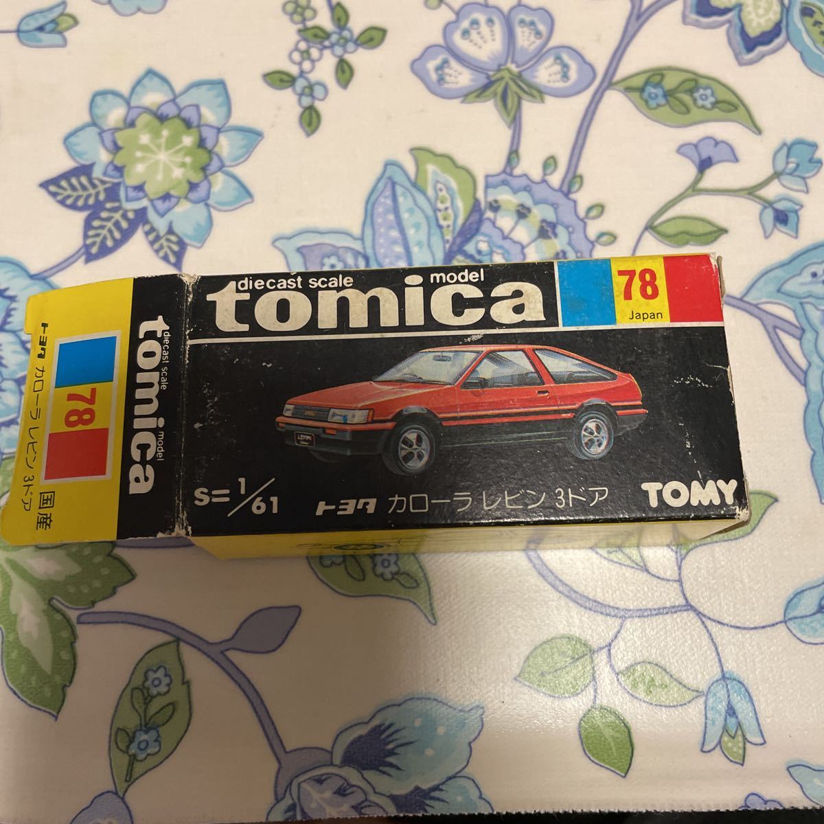 トミカ No.78 カローラレビン 3ドア 赤 黒箱 TOMICA トヨタ 当時物 TOMY_画像9