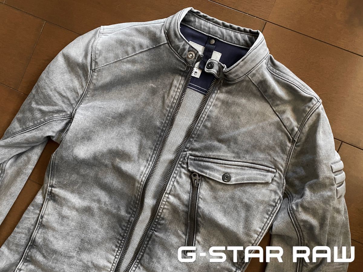 GーSTAR RAW デニムライダースジャケットM サイズ