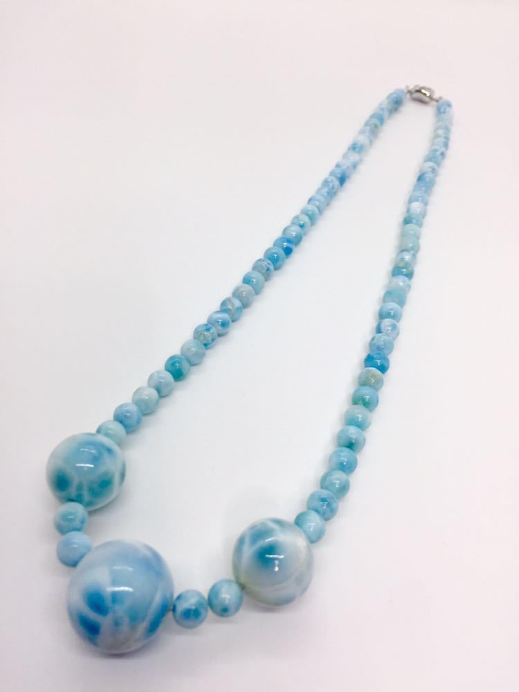 [ new goods ]]lalima- design necklace * world three large healing Stone * Power Stone * round * one point thing 