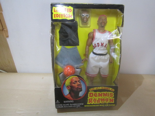  used rare NBA BULLSbruz* limitation / Dennis * rod man 12 -inch figure doll 30.