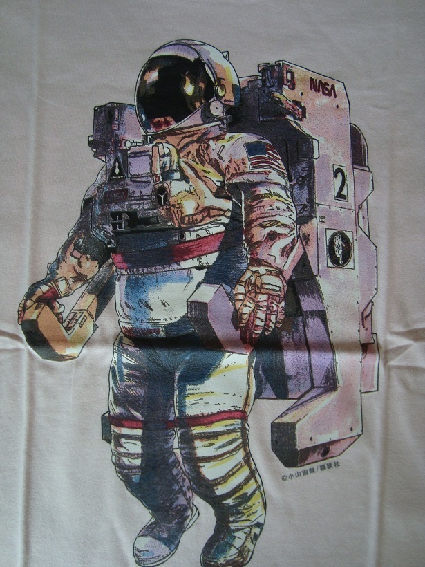 ノベルティ Tシャツ２枚 宇宙兄弟（小山宙哉）ディスクウォールアべンジャー 綿100% 非売品 未使用の画像3