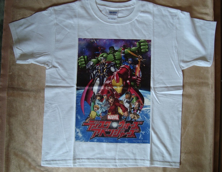 ノベルティ Tシャツ２枚 宇宙兄弟（小山宙哉）ディスクウォールアべンジャー 綿100% 非売品 未使用の画像7