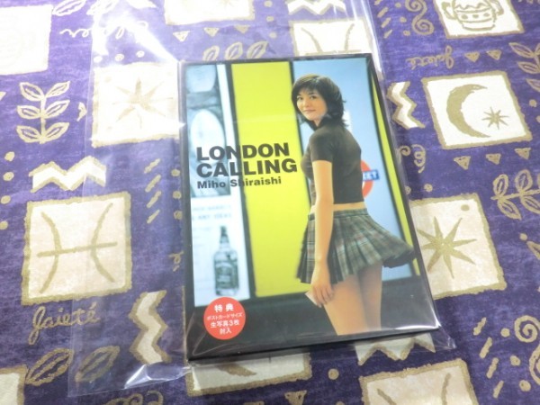 ** photograph attaching * white stone beautiful .LONDON CALLING [DVD] photoalbum dear HONEY!! 4530430110018**
