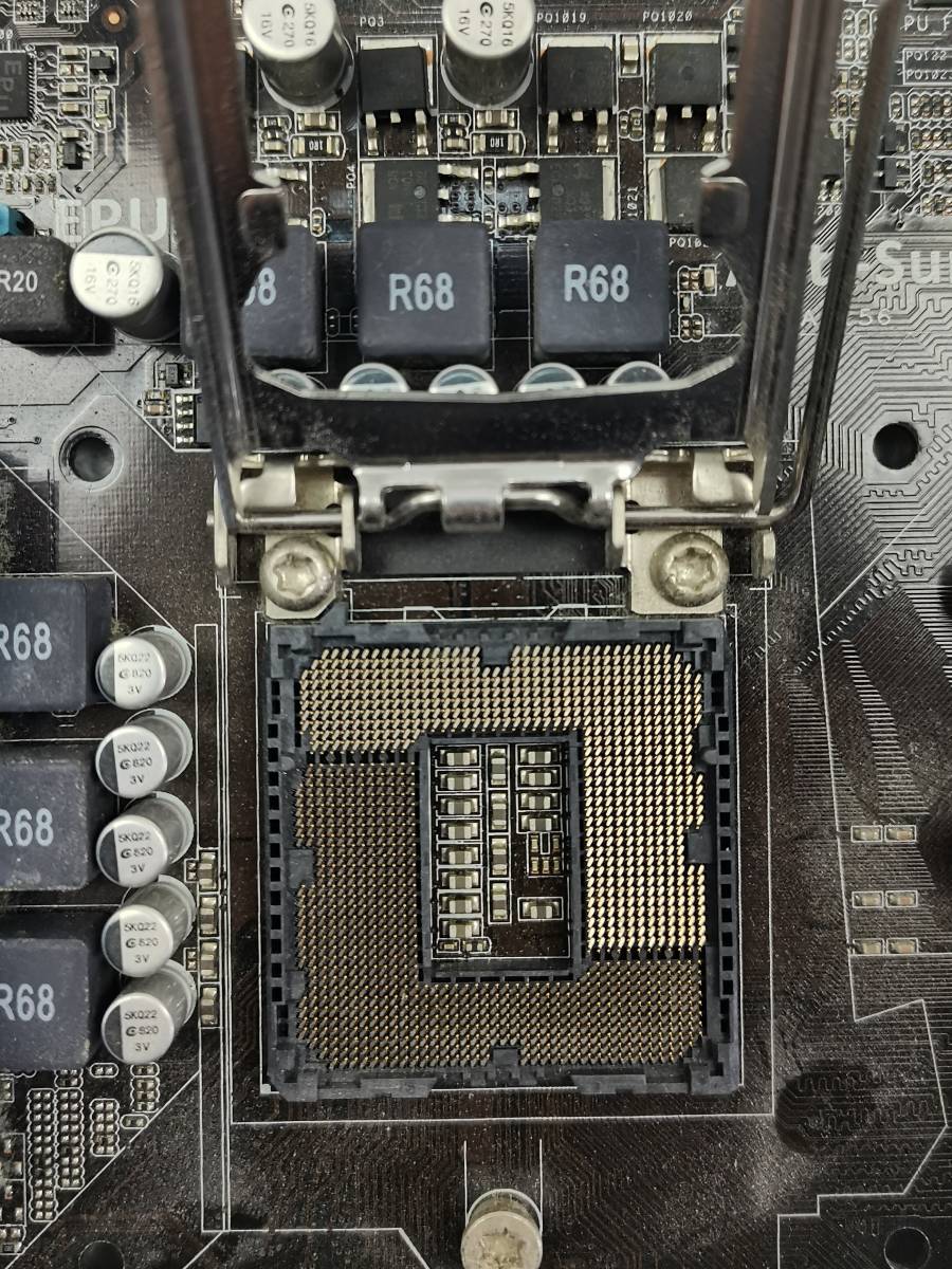 【中古パーツ】BIOS確認のみ、ASUS P7H55-M マザーボード　LGA1156 ■MB212_画像3