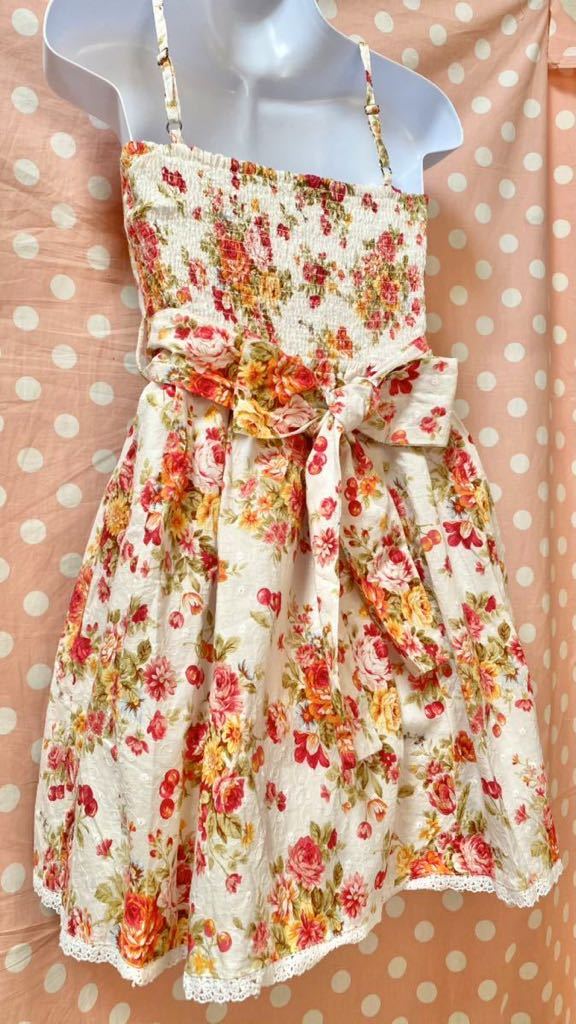 LIZ LISA Liz Lisa цветочный принт One-piece Cami платье Insta .. общий рисунок платье девушка мода Лолита платье lolita fashion