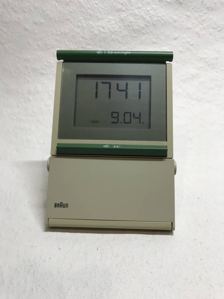ヴィンテージ BRAUN DB10sl デジタル時計③ TYPE3876 グレー ヴィンテージ BRAUN DB10sl デジタル時計③ TYPE3876 グレー