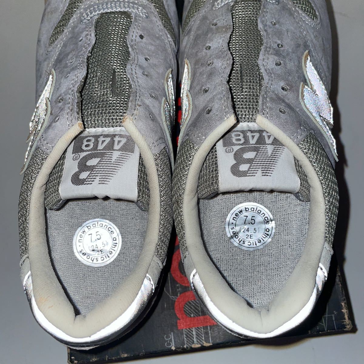 *New Balance/ New balance #W448#7.5/24.5cm# dead stock # gray #93 year made # running / sneakers # Vintage *