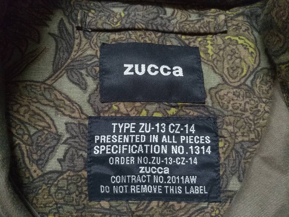 ズッカ ZUCCa バティックプリント S ブルゾン ミリタリー 迷彩 メンズ ジャケット アウター ZU13FC439 TYPE ZU-13_画像5