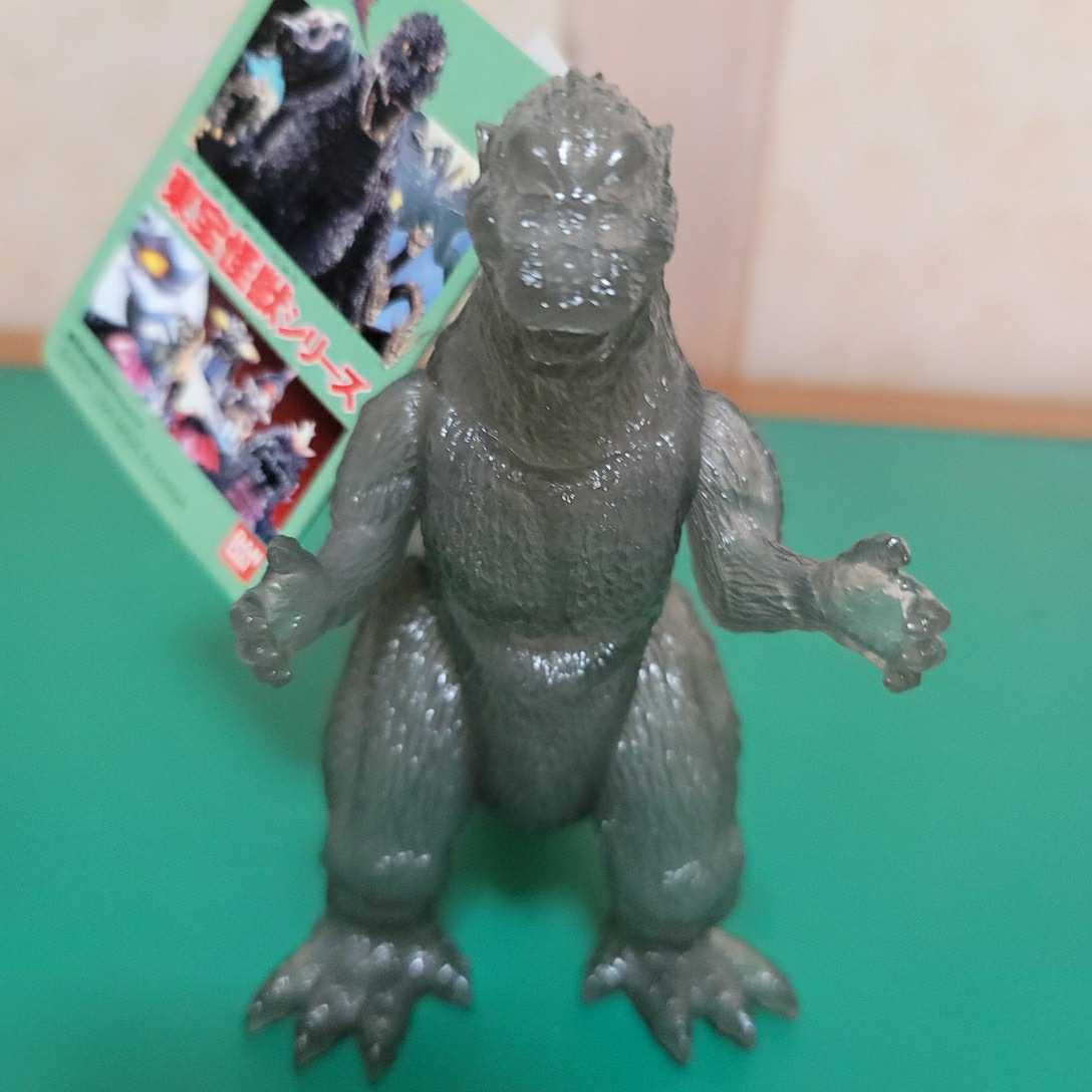 東宝怪獣シリーズ 初代 ゴジラ スモーククリア バージョン バンダイ 1999 メイド イン チャイナ 未使用新品 。 