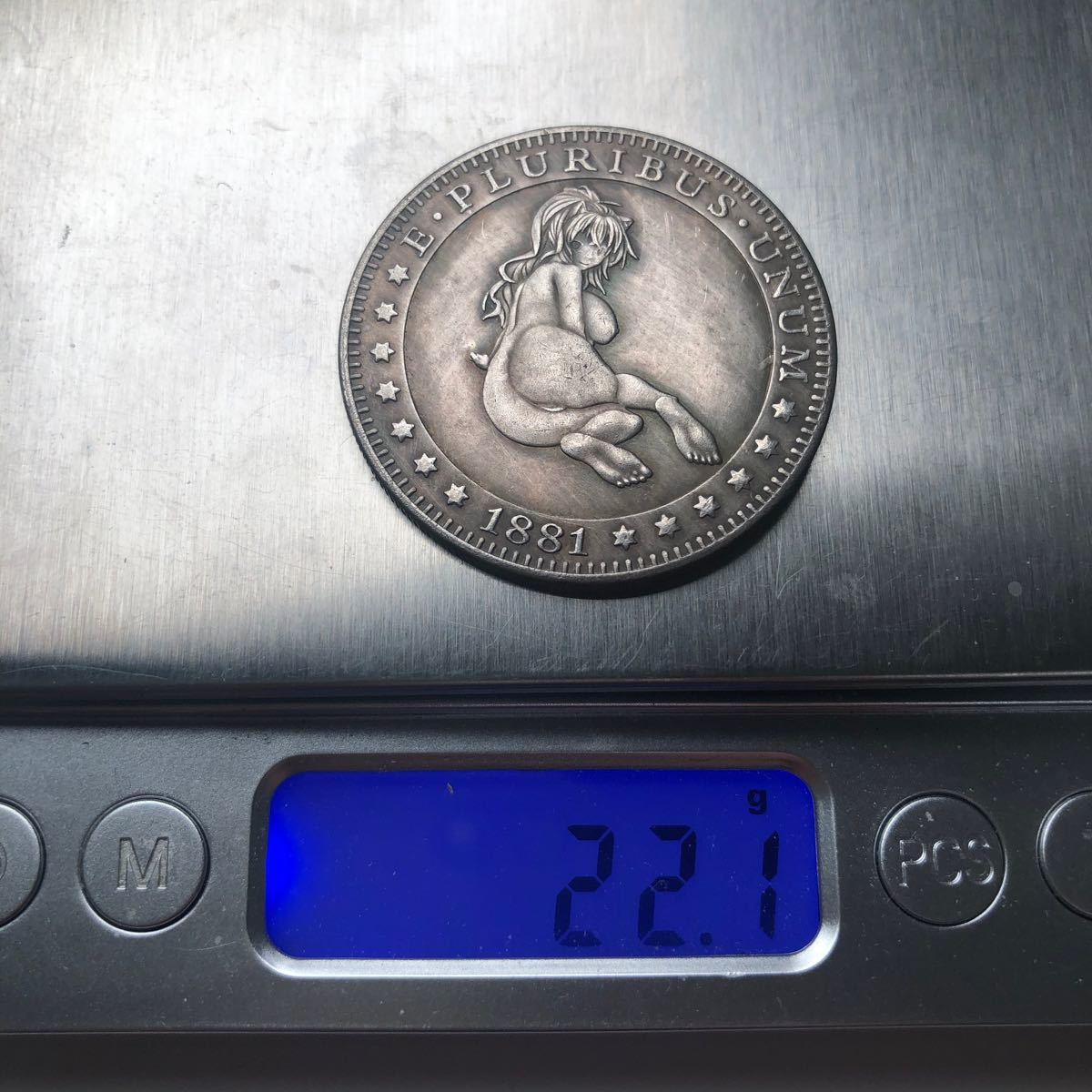 古銭　アメリカ　アンティークコイン　エロティック絵銭　3枚セット　美品 C07