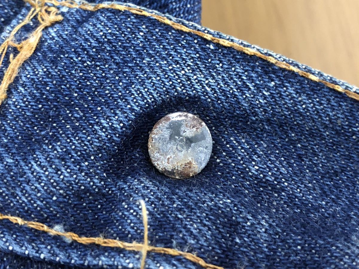 75年2月製ヴィンテージ！オリジナル！MADE IN USAリーバイス Levi's505 66前期モデル シングルステッチtalon42生産工場8 W31実測W81cm_画像8