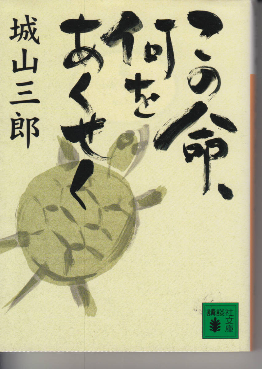 この命、何をあくせく　城山三郎 講談社文庫_画像1