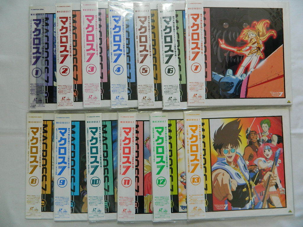 (LD: laser disk ) Macross 7 TV series all 13 volume set [ used ]