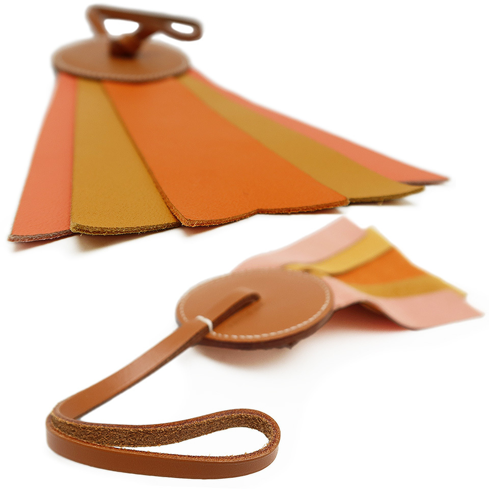  Hermes padokf Rod очарование кожа orange серия × оттенок коричневого сумка очарование [ круг десять тысяч качество магазин ]