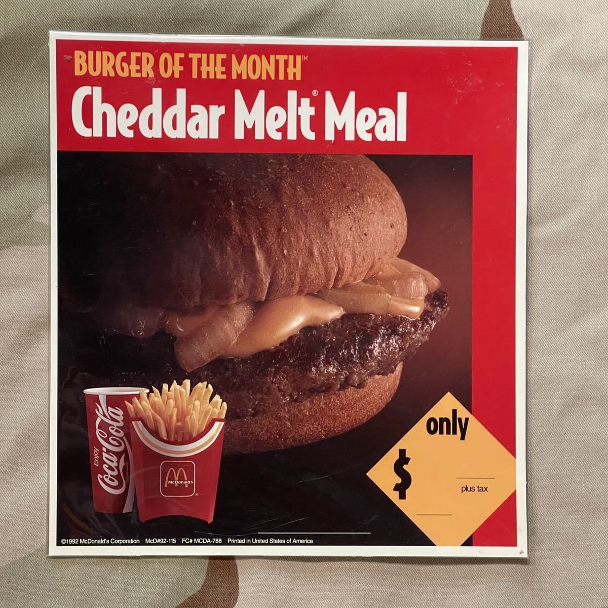 Paypayフリマ 送料無料 実物 1992年 ヴィンテージ Us限定 Mcdonald S マクドナルド 店舗用 メニューパネル サイン 看板 アンティーク アメリカ製 世田谷 Paypayフリマ 送料無料 実物 1992年 ヴィンテージ Us限定 Mcdonald S マクドナルド 店舗用 メニューパネル サイン 看板 アンティーク アメリカ製 世田谷