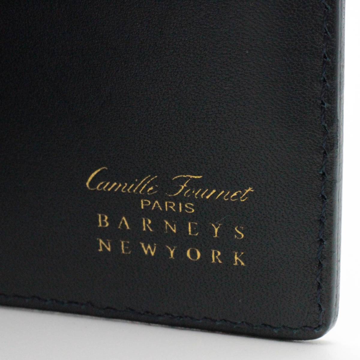 **[ unused storage goods ]BARNEYS NEW YORK Camus -fo Rene Lizard long wallet **