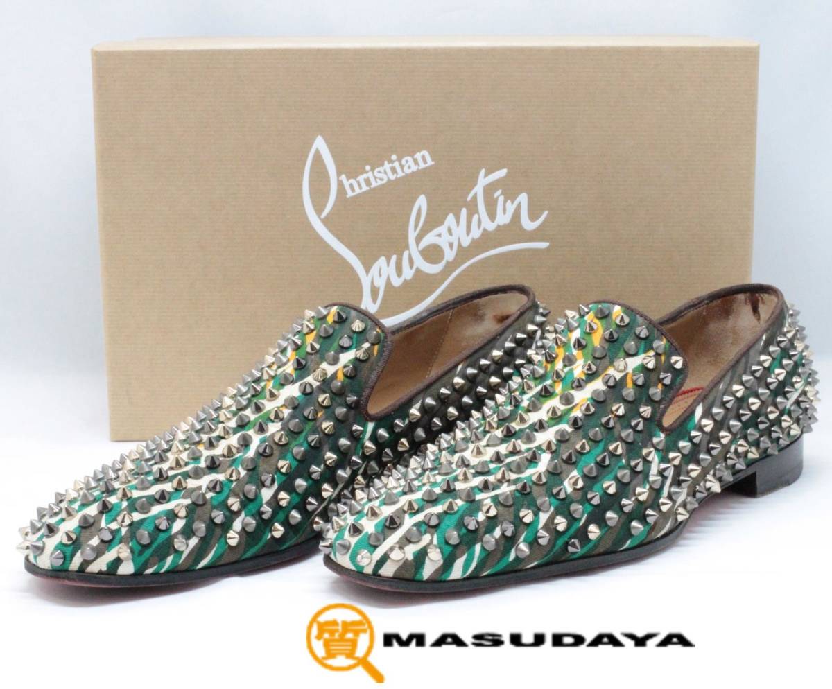 ◆◇Christian Louboutin クリスチャンルブタン ダンデライオン スパイクスリッポン◇◆_画像1