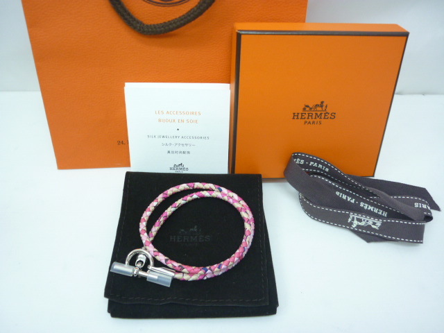 新品 保管品 HERMES エルメス ブレスレット グレナン ドゥブルトゥール