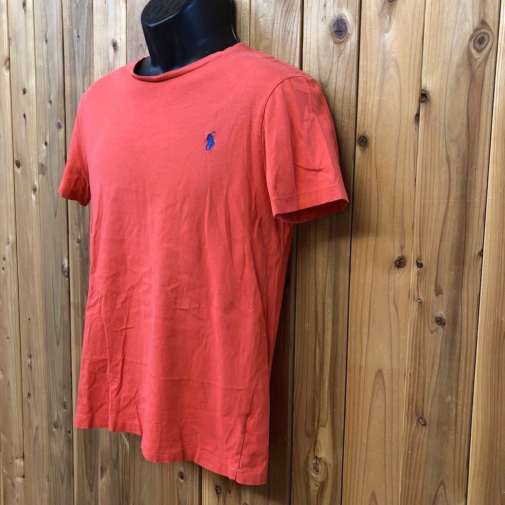 POLO RALPH LAUREN／CUSTOM FIT／ポロ ラルフローレン メンズ S 半袖Tシャツ トップス カットソー ポニー刺繍 USA直輸入 アメリカ古着_画像2