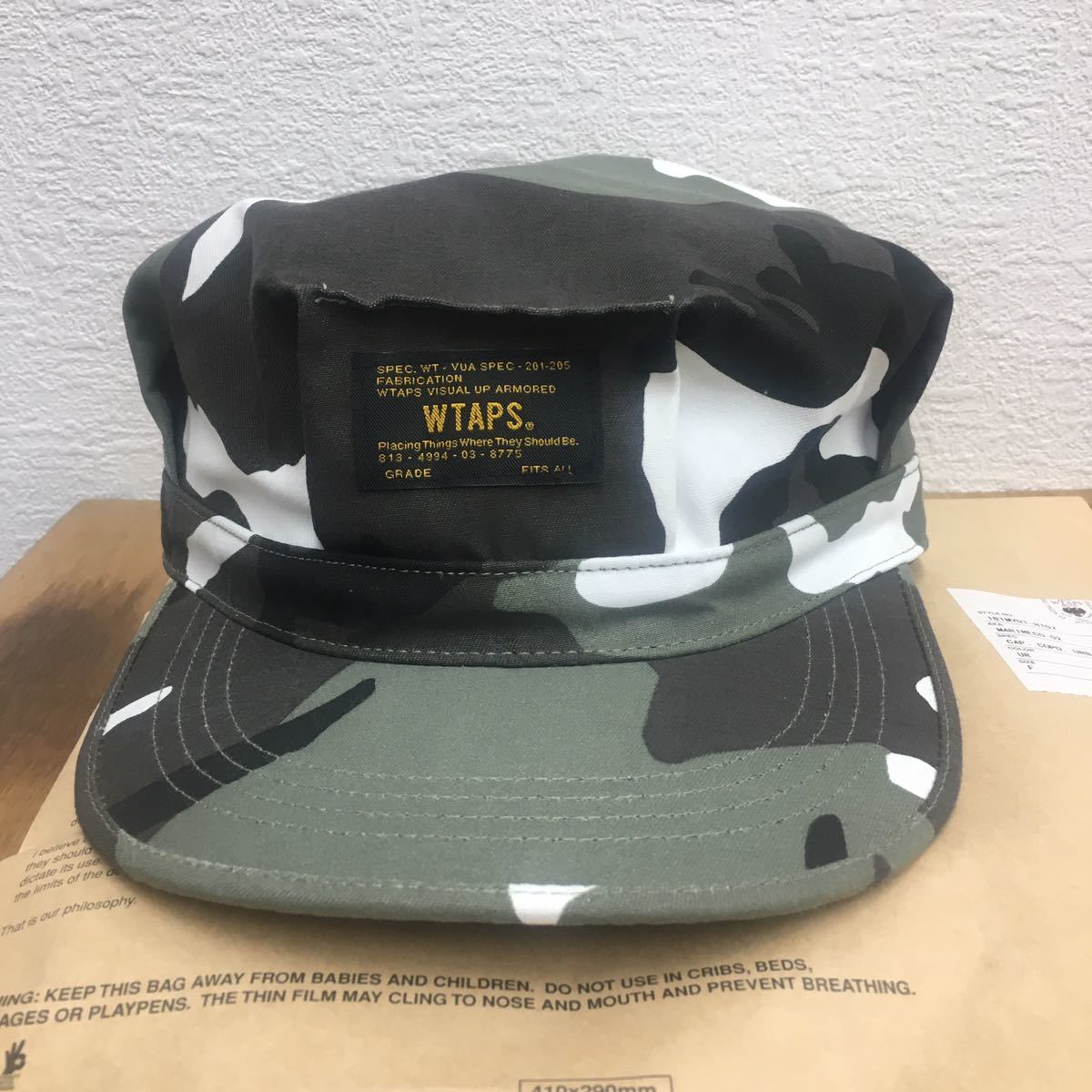 wtaps ダブルタップス　ワークキャップ キャップ カモフラ柄 帽子 迷彩　cap_画像2