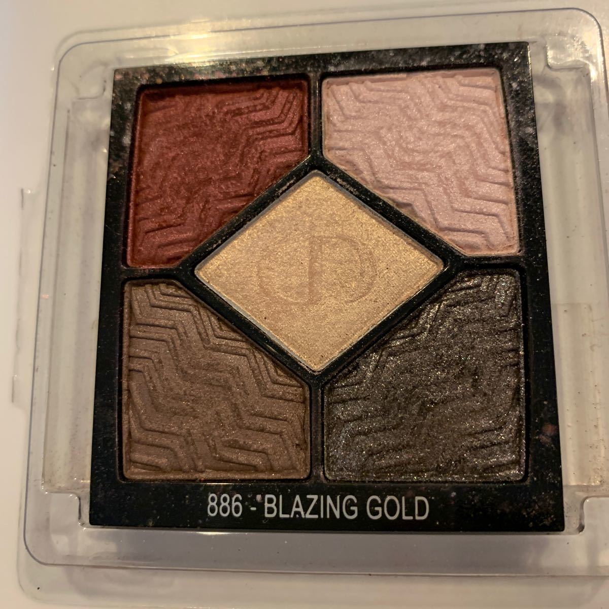 DIOR ディオール　 アイシャドウ　サンククルール　886 限定品　BLAZING GOLD ピンク　レッド　ブラウン　グレー系