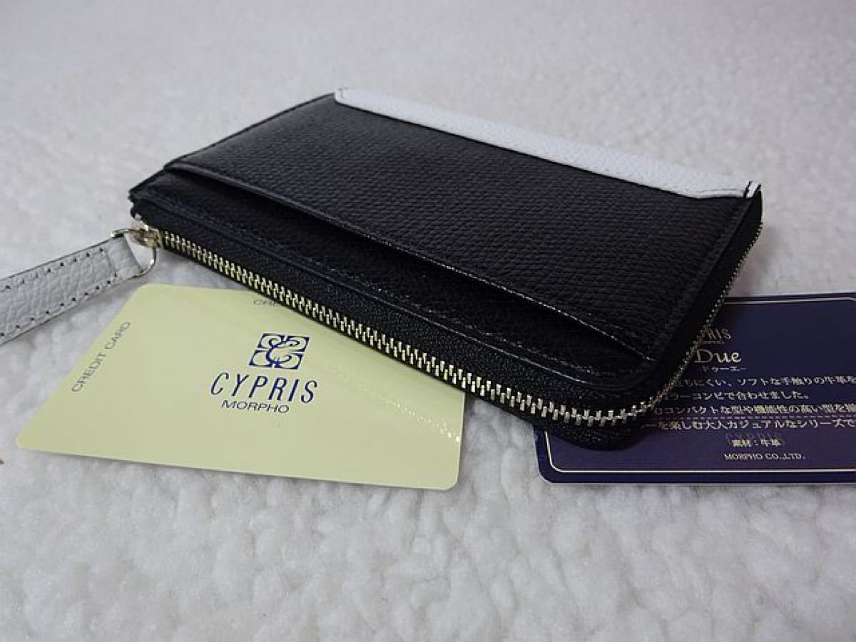 【新品/本物】CYPRIS（キプリス）Due (ドゥーエ）ハニーセルカードケース/黒/4939 
