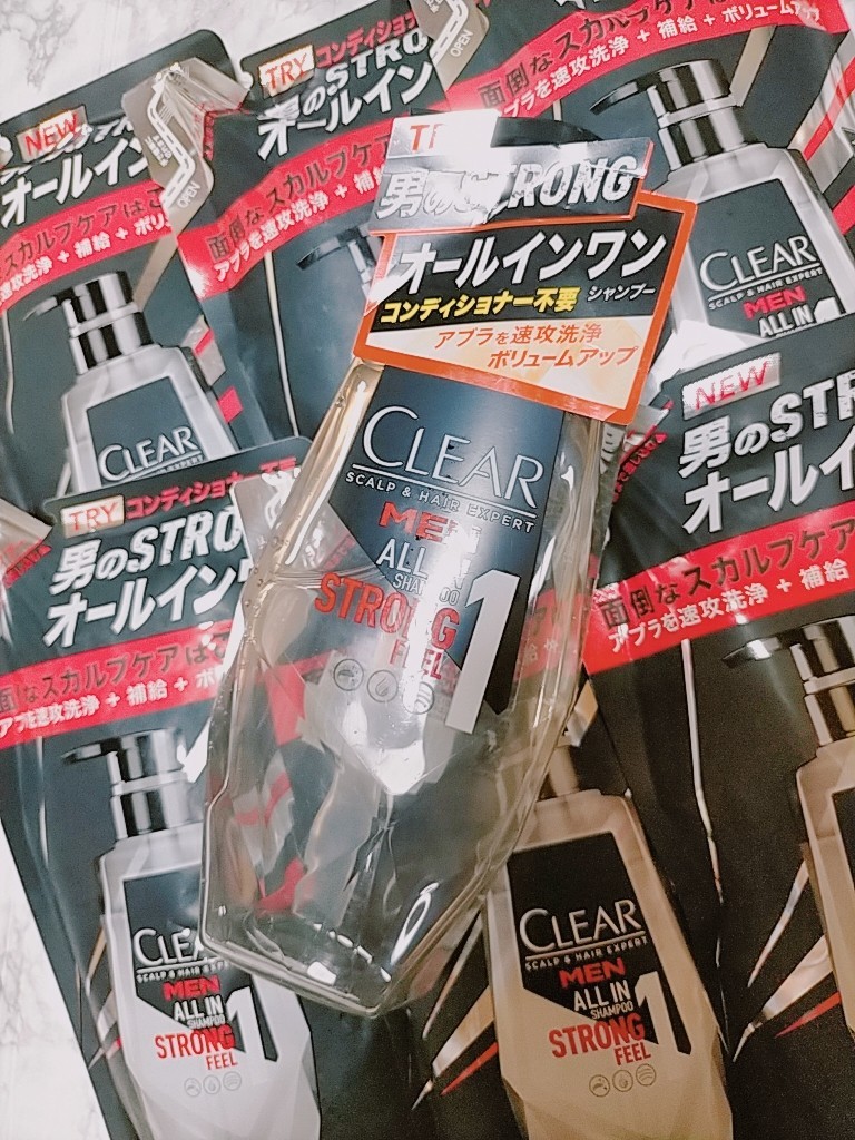 CLEAR クリア スカルプ＆ヘアエキスパート オールインワンシャンプー ストロングフィール7点