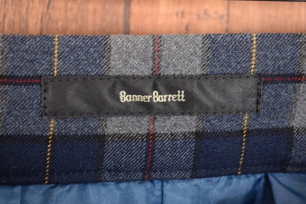 美品　Banner Barrett　日本製　チェック柄 フレア スカート　36　管理番号N254Q3_画像5