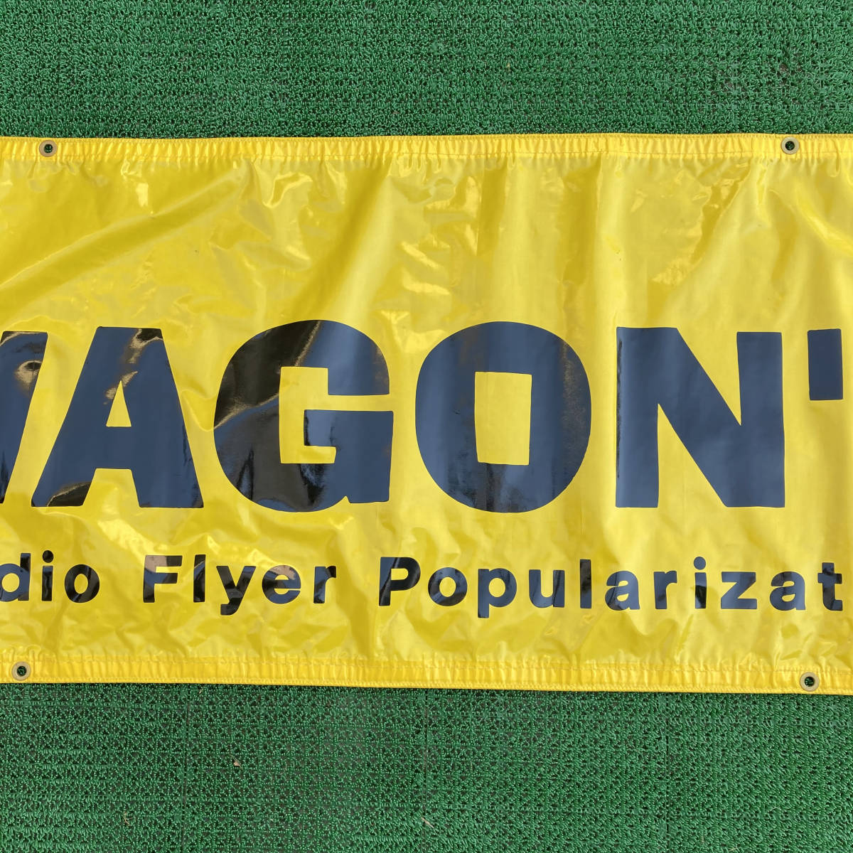 Radio Flyer ラジオ フライヤー バナー タペストリー フラッグ 1999年 _画像2