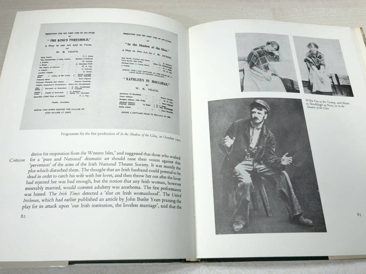 洋書　ROBIN SKELTON J.M.SYNGE and his world　ジョン・ミリントン・シングと彼の世界 1971年印刷　送料300円　【a-1972】_画像8