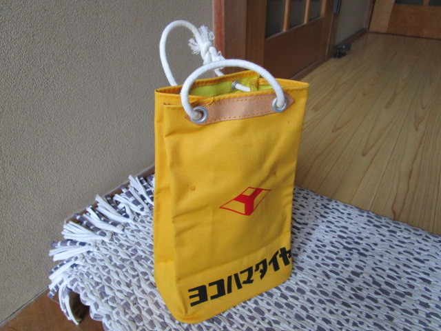  стоимость доставки 370 иен подлинная вещь Yokohama Tire новый рисовое поле резина большая сумка двойной имя YOKOHAMA.. товар C100 Super Cub C50 C65 C70 C90 Showa Retro 