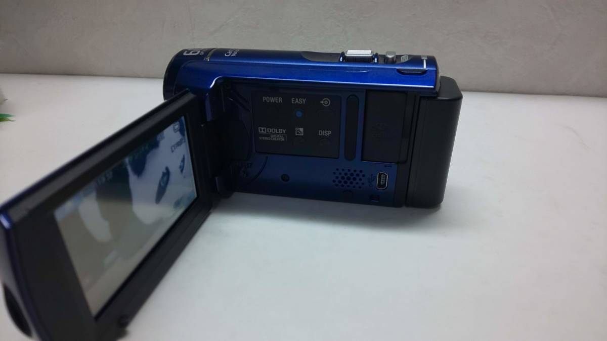 美品 ソニー SONY デジタルビデオカメラレコーダー SX41 ブルー DCR ...