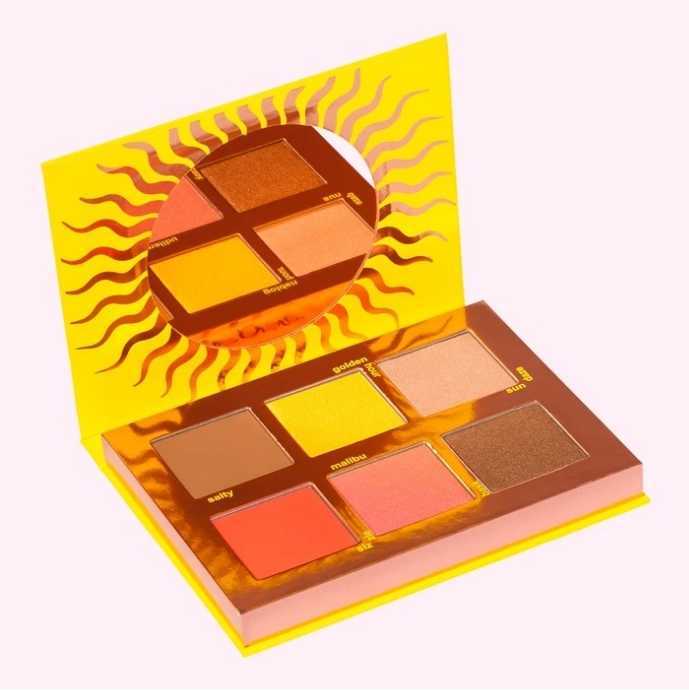 【Sunkissed Face Palette】ライムクライム★lime crime★フェイスカラー　プレゼント　夏メイク　誕生日　海外コスメ_画像4